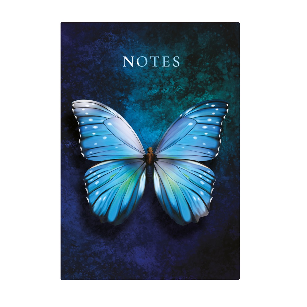 Kalendart 404 Notes found C167N A5 Butterfly Blue élfestett notesz