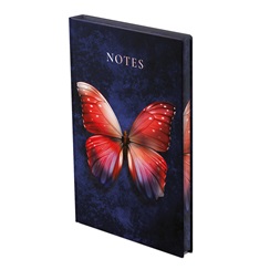 Kalendart 404 Notes found C167N A5 Butterfly Red élfestett notesz