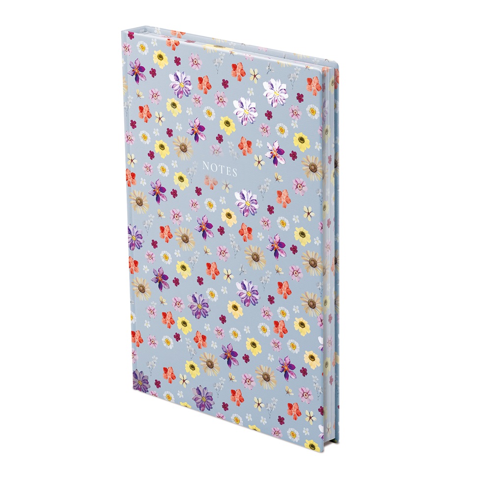 Kalendart 404 Notes found C167N A5 Flowers Blue élfestett notesz
