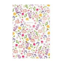 Kalendart 404 Notes found C167N A5 Flowers White élfestett notesz