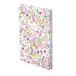 Kalendart 404 Notes found C167N A5 Flowers White élfestett notesz