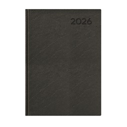 Kalendart Economic 2026 E011 B5 heti beosztású fekete határidőnapló