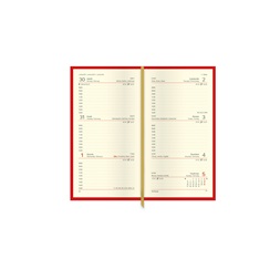 Kalendart Image 2026 I035 mustár heti beosztású álló zsebnaptár