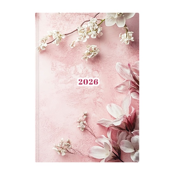 Kalendart Joy 2026 J021 A5 Fátolyvirág napi beosztású határidőnapló