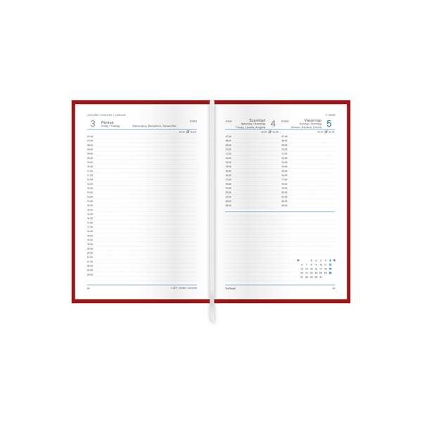 Kalendart Joy 2026 J022 B6 Horoszkóp napi beosztású határidőnapló