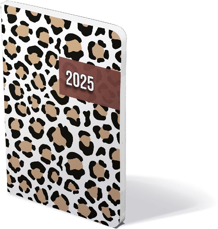 Kalendart Joy Flexi 2025 F012 B6 Leopárd heti beosztású naptár