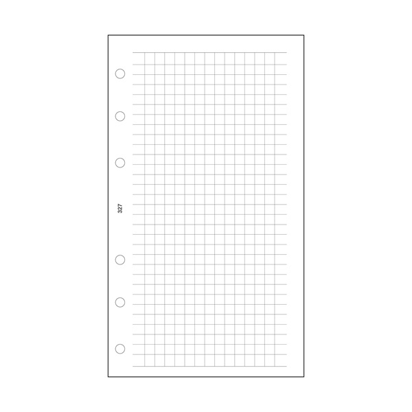 Kalendart Saturnus L327/F négyzethálós lap gyűrűs naptár kiegészítő
