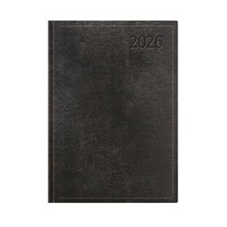 Kalendart Traditional 2026 T011 B5 heti beosztású fekete határidőnapló