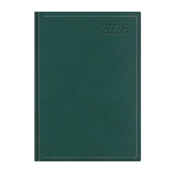 Kalendart Traditional 2026 T020 B5 napi beosztású zöld határidőnapló