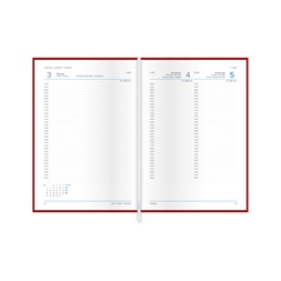 Kalendart Traditional 2026 T021 A5 napi beosztású zöld határidőnapló