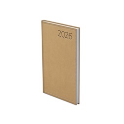Kalendart Traditional 2026 T035 bézs heti beosztású álló zsebnaptár