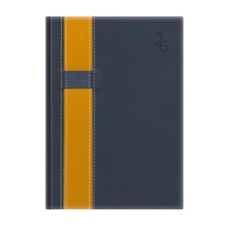 Kalendart Vario 2026 V021 A5 napi beosztású kék-sárga határidőnapló