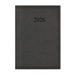 Kalendart Wide 2026 W024 A4 Fekete napi beosztású határidőnapló