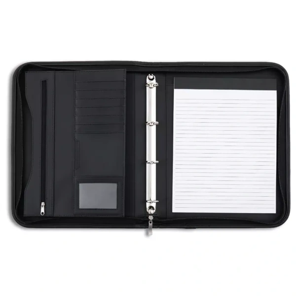 Karton P+P Atlanta A4 fekete füles gyűrűs konferencia mappa