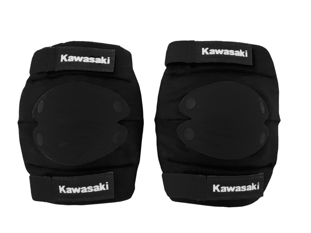 Kawasaki fekete térdvédő és könyökvédő M méret