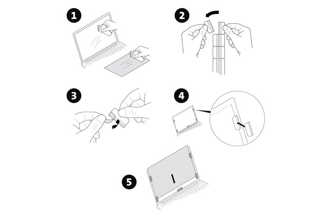 Kensington 627484 Surface Laptop 3 15" kijelzőhöz kivehető betekintésvédelmi monitorszűrő