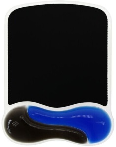 Kensington 62401 Duo Gel fekete-kék géltöltésű csuklótámaszos egérpad