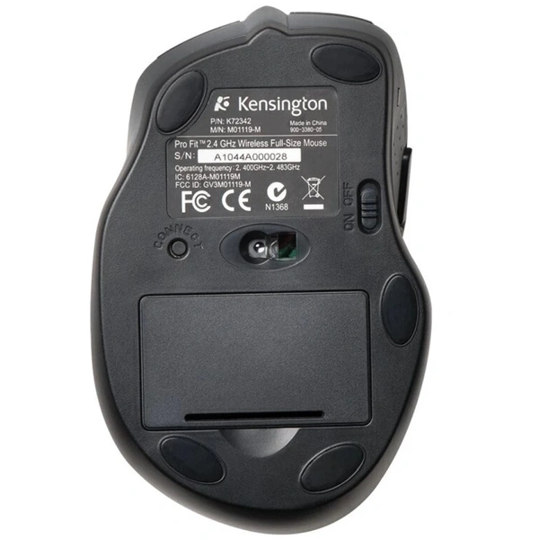 Kensington K72423WW ProFit közepes szürke vezeték nélküli egér