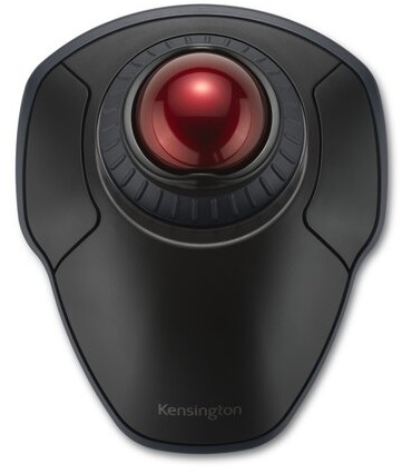 Kensington K70992WW Orbit fekete vezeték nélküli görgető gyűrűs hanyattegér