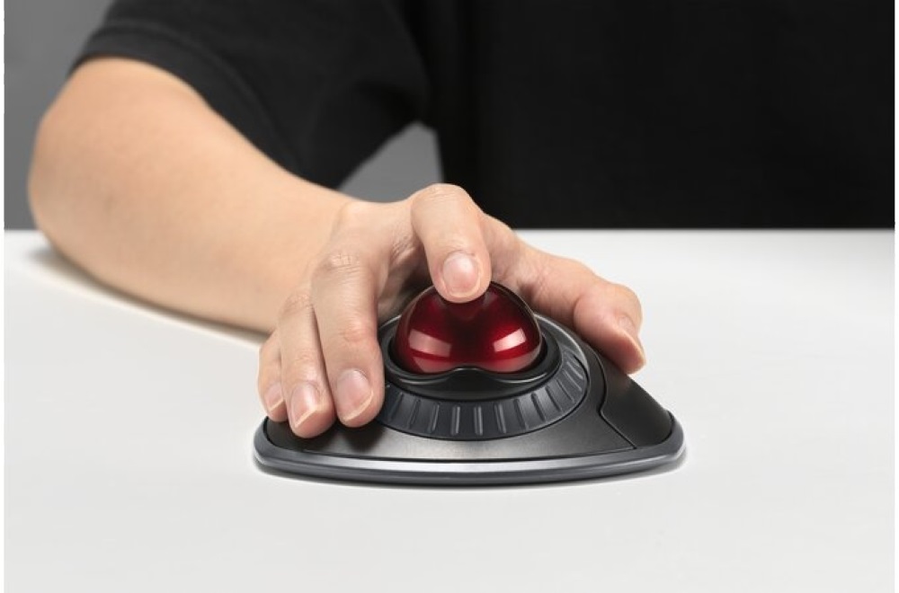 Kensington K70992WW Orbit fekete vezeték nélküli görgető gyűrűs hanyattegér