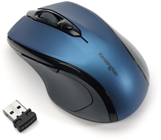 Kensington K72421WW Pro Fit kék kompakt vezeték nélküli optikai egér