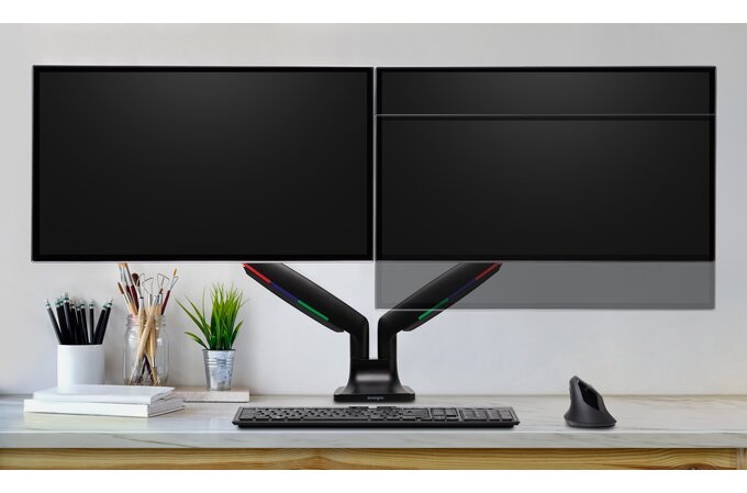 Kensington K59601WW SmartFit Dual One Touch állítható magasságú kétkaros monitortartó