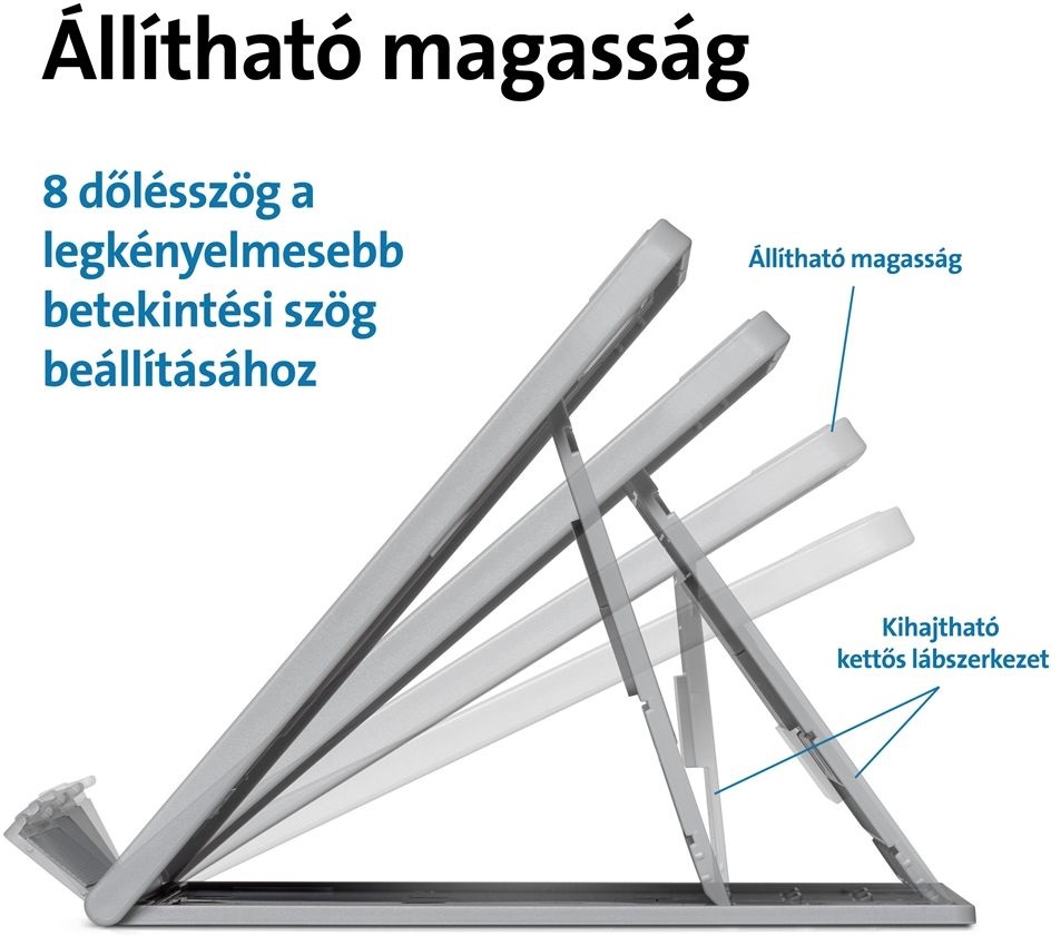 Kensington K50421EU SmartFit Easy Riser Go 14" állítható ergonomiai laptop állvány