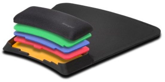 Kensington K55793EU SmartFit fekete géltöltésű ergonomiai csuklótámaszos egérpad