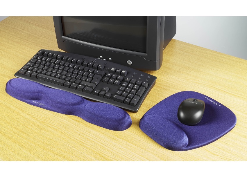 Kensington 64271 ergonomiai csuklótámaszos kék egérpad