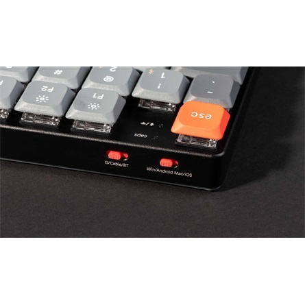 Keychron K5M-H1Z-HU K5 Max Bluetooth/USB HUN (Red Switch) vezeték nélküli mechanikus billentyűzet