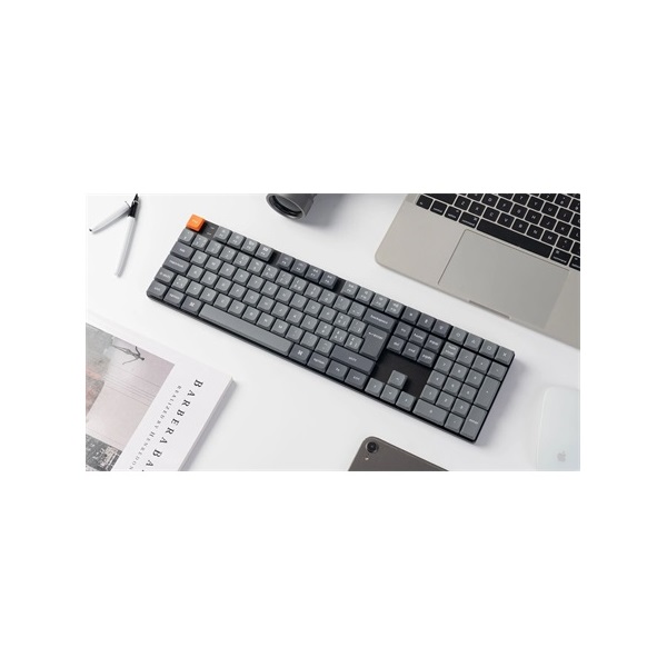 Keychron K5M-H1Z-HU K5 Max Bluetooth/USB HUN (Red Switch) vezeték nélküli mechanikus billentyűzet