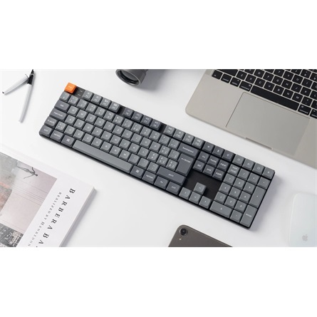 Keychron K5M-H1Z-HU K5 Max Bluetooth/USB HUN (Red Switch) vezeték nélküli mechanikus billentyűzet
