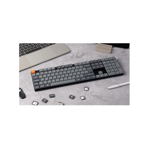 Keychron K5M-H1Z-HU K5 Max Bluetooth/USB HUN (Red Switch) vezeték nélküli mechanikus billentyűzet