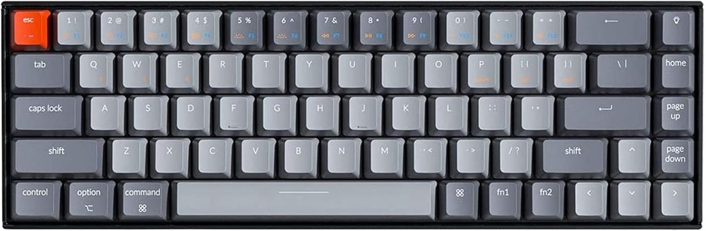 Keychron K6 RGB Bluetooth angol Gateron G Pro Red billentyűzet