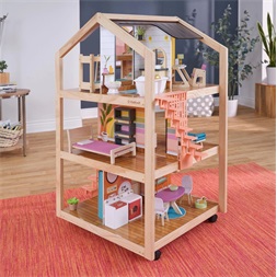 KidKraft Boho Naturals stílusos babaház