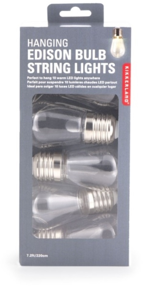 Kikkerland Edison izzó fényfüzér