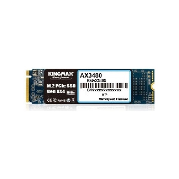 Kingmax AX3480 2TB PCIe x4 (3.0) M.2 2280 SSD fekete