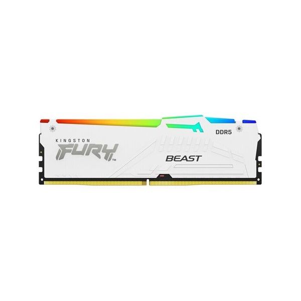 Kingston 128GB 5200MHz DDR-5 Fury Beast RGB (Kit! 4db 32GB) (KF552C40BWAK4-128) memória
