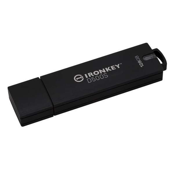 Kingston 128GB IronKey D500S (IKD500S/128GB) Flash Drive