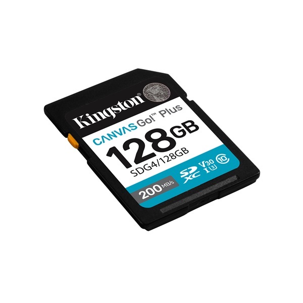 Kingston 128GB SD (SDXC V30 UHS-I U3) SDG4/128GB memóriakártya