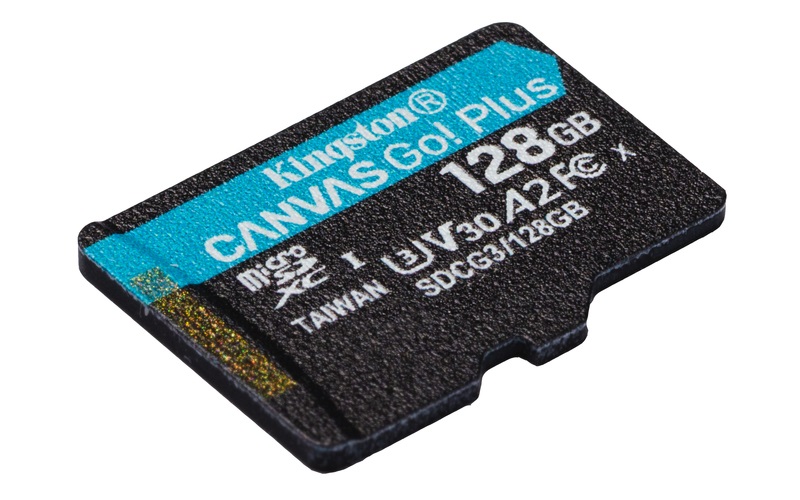 Kingston 128GB SD micro Canvas Go! Plus (SDXC Class 10 UHS-I U3) (SDCG3/128GBSP) memóriakártya