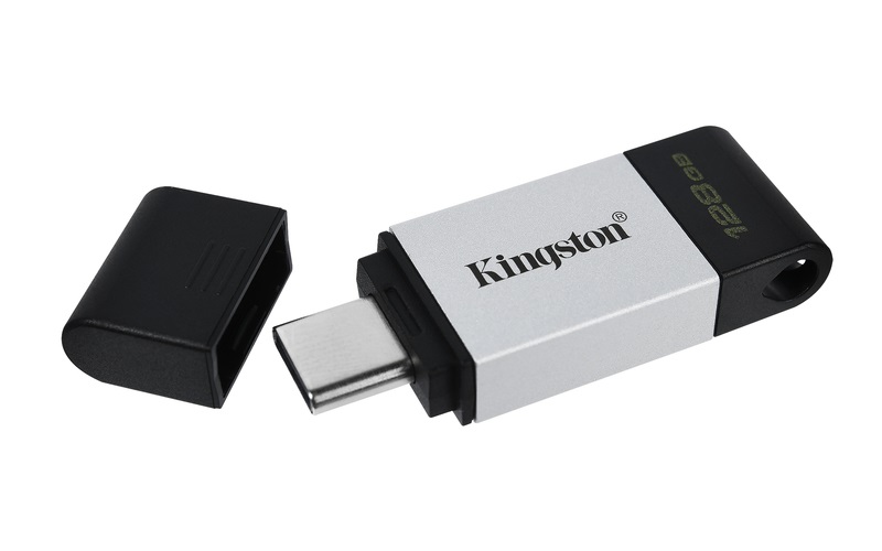 Kingston 128GB USB3.2 C DataTraveler 80 (DT80/128GB) Flash Drive