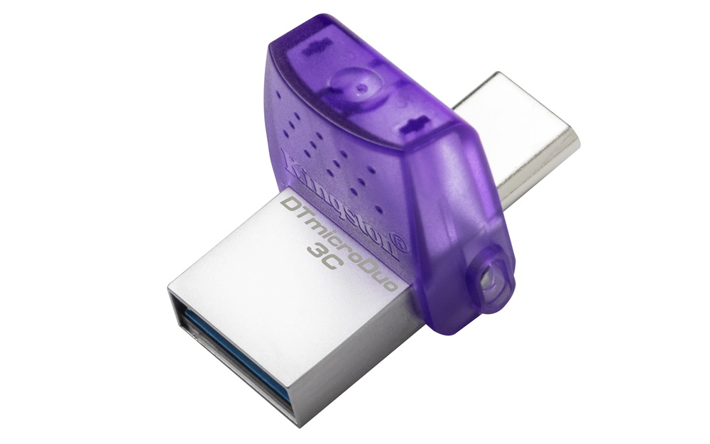 Kingston 128GB USB3.2 Gen1 C/USB3.2 Gen1 A DataTraveler microDuo 3C (DTDUO3CG3/128GB) Flash Drive