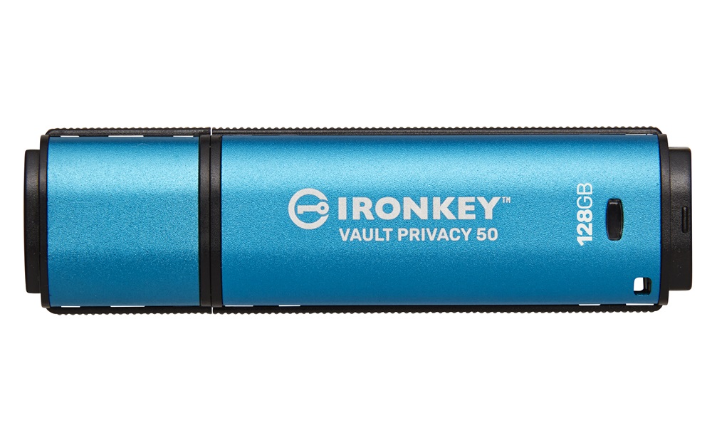 Kingston 128GB USB3.2 IronKey Vault Privacy 50 (IKVP50/128GB) Flash Drive