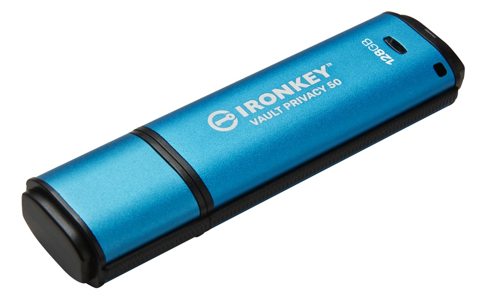 Kingston 128GB USB3.2 IronKey Vault Privacy 50 (IKVP50/128GB) Flash Drive