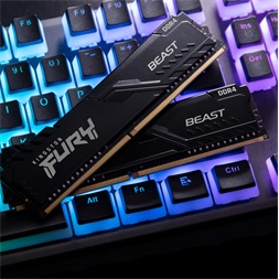 Kingston 16GB/3200MHz DDR-4 1Gx8 FURY Beast Black (KF432C16BB1/16) memória