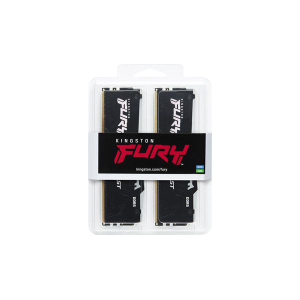 Kingston 16GB/5600MHz DDR-5 (Kit of 2) FURY Beast RGB (KF556C40BBAK2-16) memória