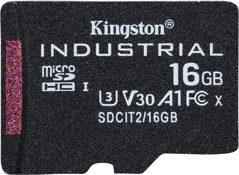 Kingston 16GB SD micro Industrial (SDHC Class 10 A1) (SDCIT2/16GBSP) memóriakártya