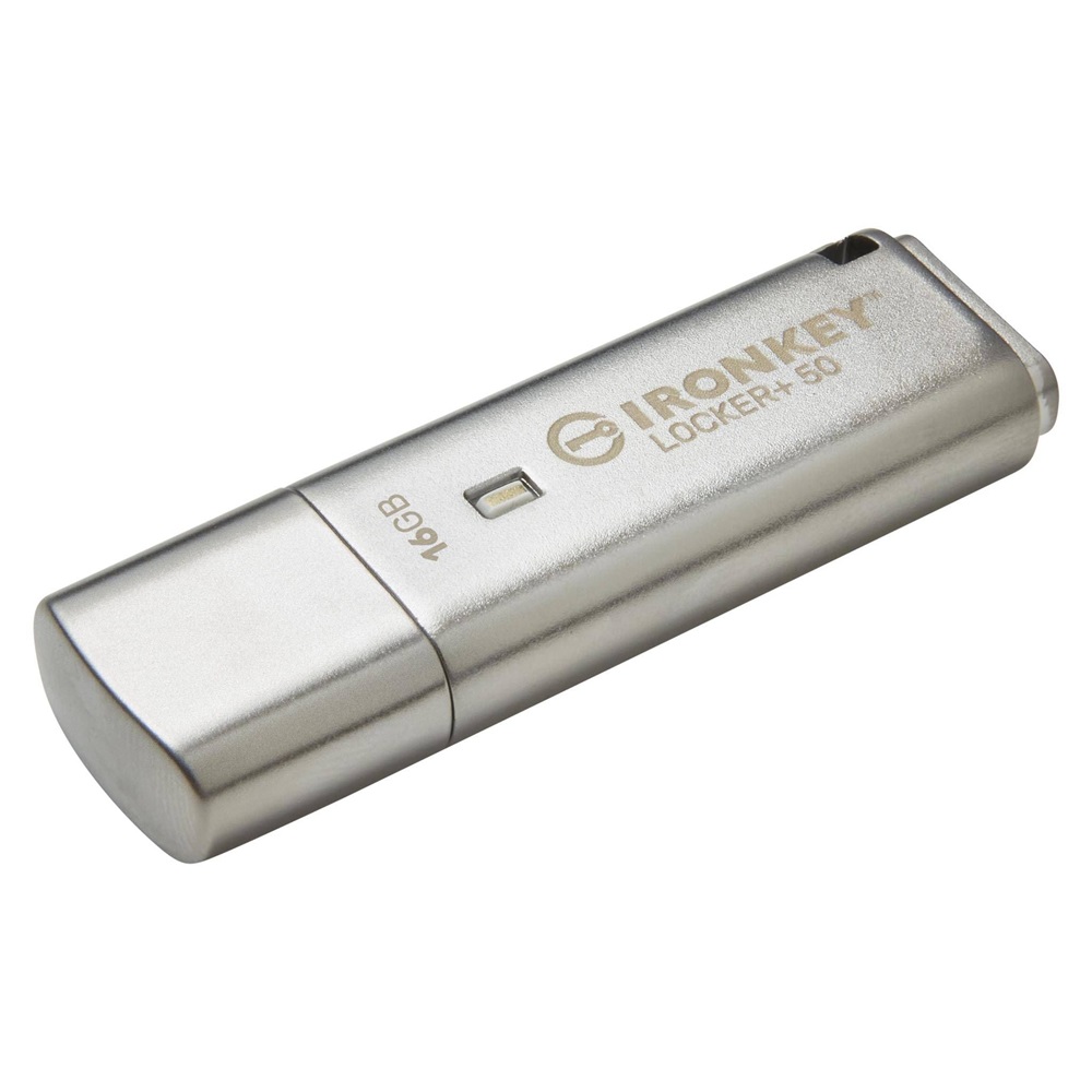 Kingston 16GB USB3.2 Gen1 A IronKey Locker+ 50 (IKLP50/16GB) Flash Drive