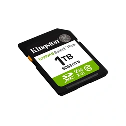 Kingston 1TB SD Canvas Select Plus Gen3 150R (SDXC V30 UHS-I U3) SDS3/1TB memóriakártya